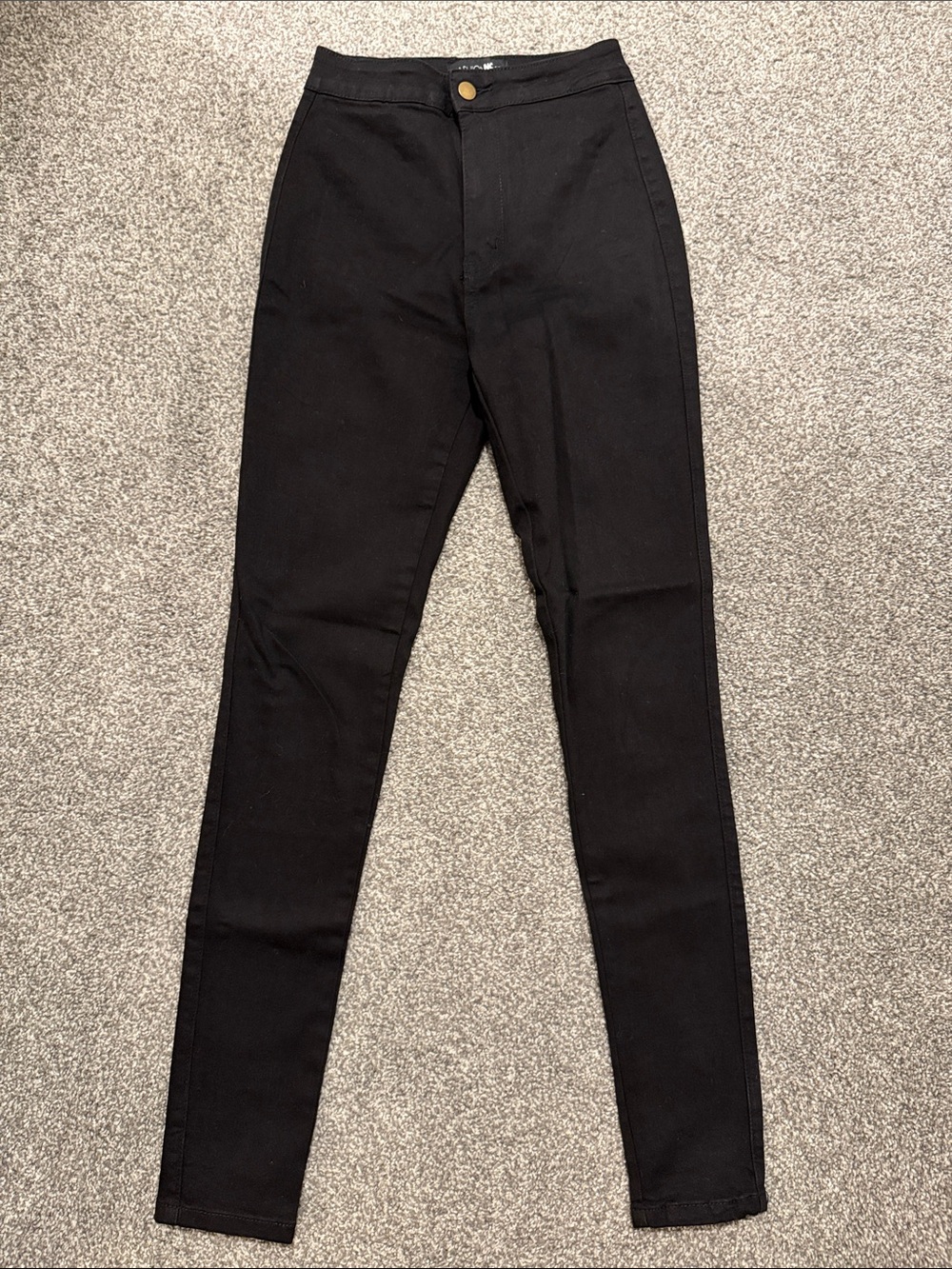 Fashion Nova High-Rise Black Skinny Jeans